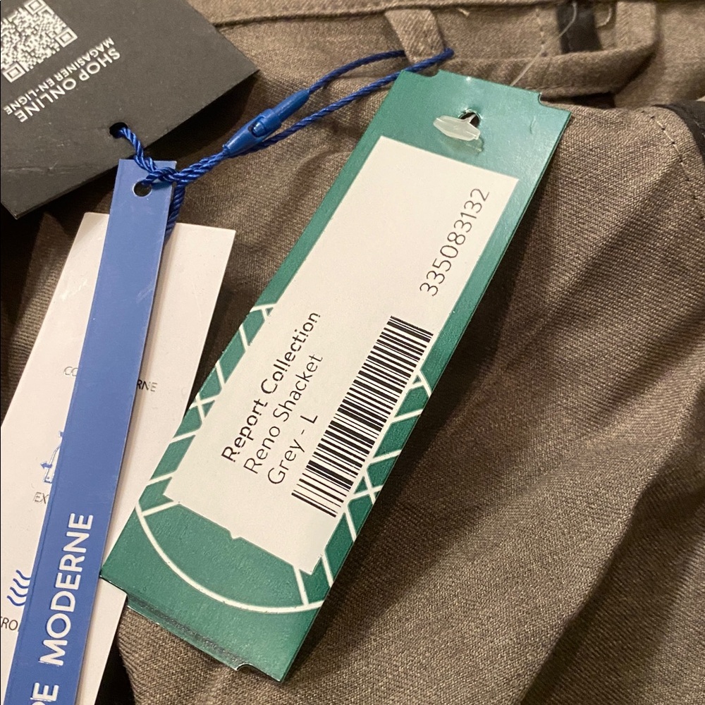 Report Collection Reno Shacket Grey - L - Picture 5 of 8